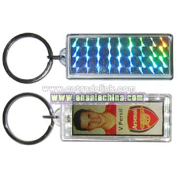 Solar Keychain With Up&Down Flashing