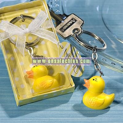 Rubber Ducky Keychain Favors