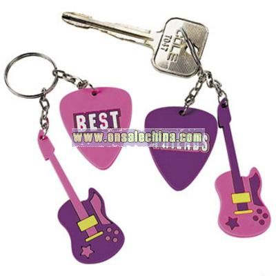 5798440002est Friends5798440224Forever Guitar And Pick Key Chains