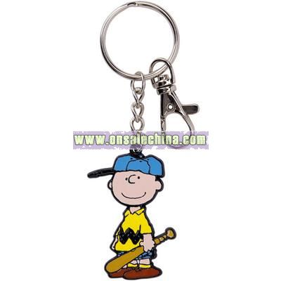 Charlie Brown Baseball Keychain