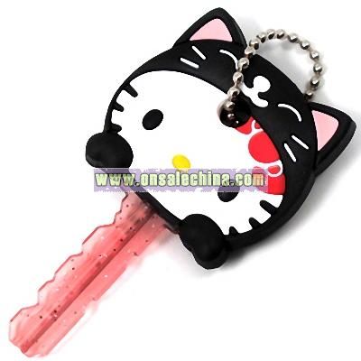 Hello Kitty Animal Keycap - Black Cat