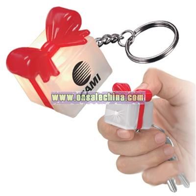 Mini Present Key Light Keychain