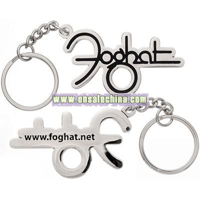 Custom 2D Die Cast Keychains, with Metal Mold