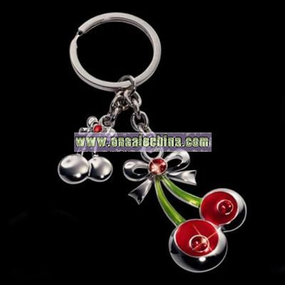 Bling Icon Keyrings - Cherry