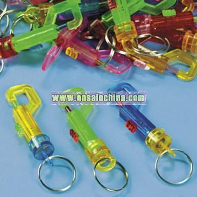 Transparent Belt Clip Key Chains