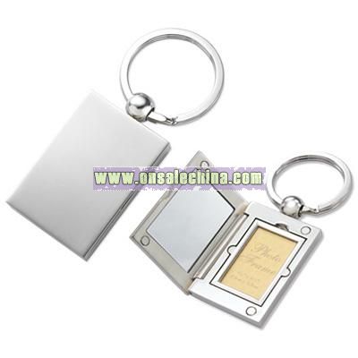Key Chain with Rectangle Photo Frame