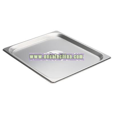 Half size solid steam pan cover