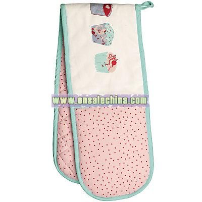 Cupcakes Double Oven Gloves
