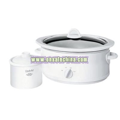 Crock-Pot 5.5-qt. Oval Crock Pot with Mini Warmer