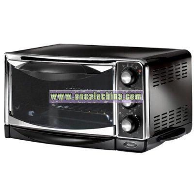 Black 6-slice Toaster Oven