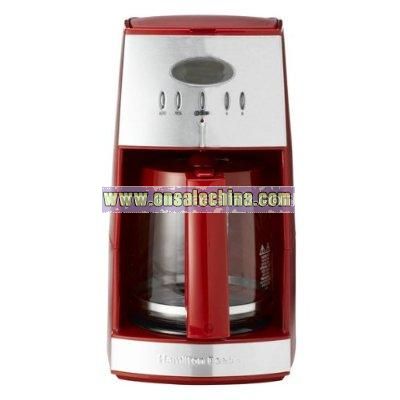 Automatic Drip Coffeemaker - Red/ Chrome