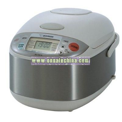 Rice Cooker and Warmer - Stainless Steel (5.5 cup)