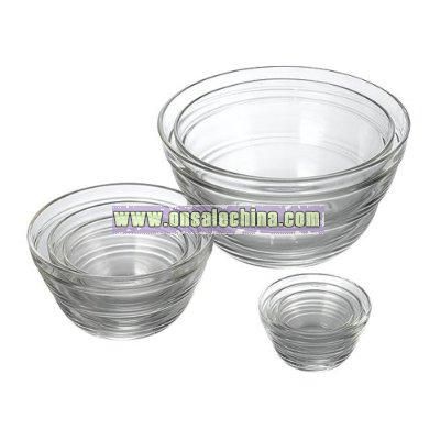 8-pc. Set of Glass Nesting Bowls