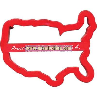 USA shaped cookie cutter.
