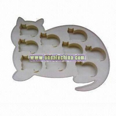 Cat Shaped Silicone Ice Cube Tray