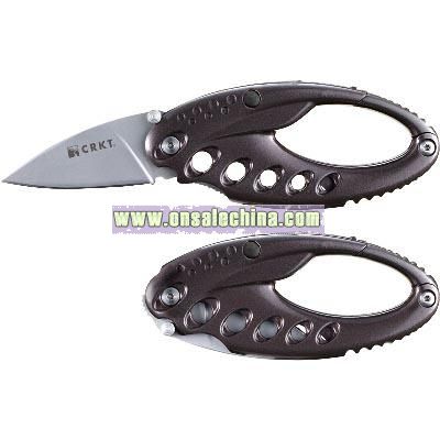 Carabiner Carry Knife and LED Flashlight