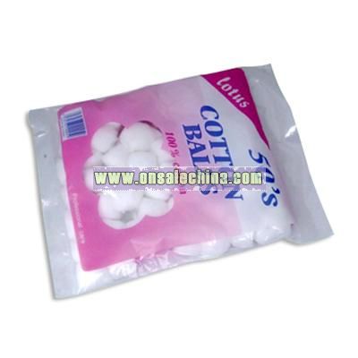 Cotton Balls in PVC bag