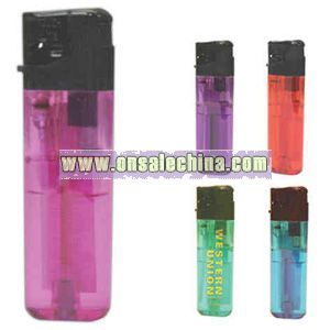 Transparent electronic lighter
