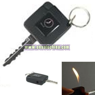 Car Key Style Butane Lighter Keychain