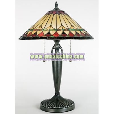 Tiffany Table Lamp Vintage Bronze