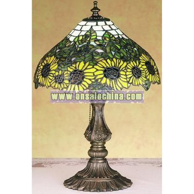 Tiffany Wild Sunflower Accent Lamp