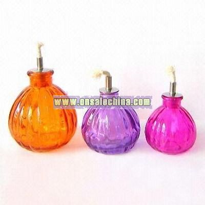Glass Crafts Oil Lamp