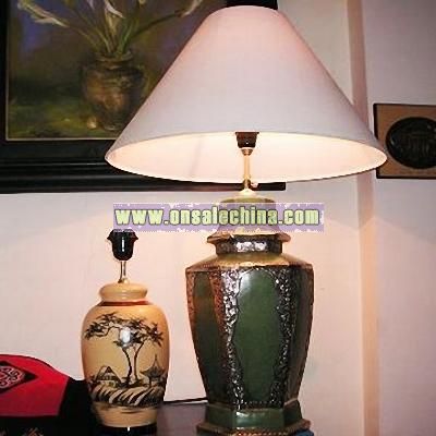 Hand Made Vase Lamp