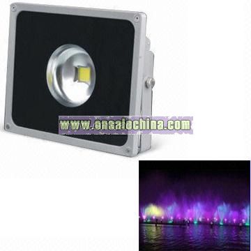 LED Flood Light with Aluminum Alloy Body and 30 to 50W Power