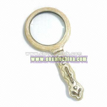 Magnifying Glass, Made of Pewter