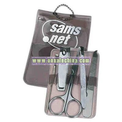 Manicure set with five implements