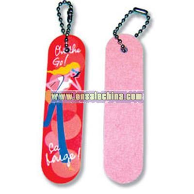 Nail files with keychain
