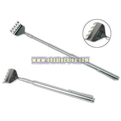 Stainless steel extendable back scratcher