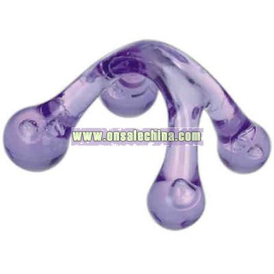 Translucent purple four legged massager