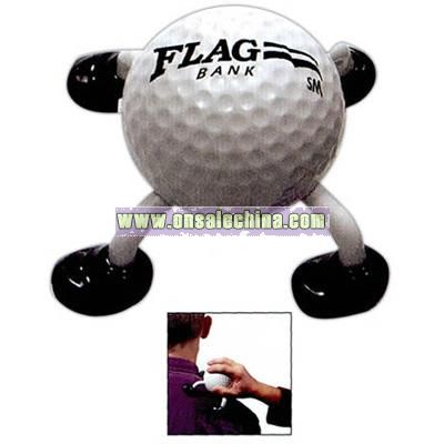Battery operated golf ball shape massager
