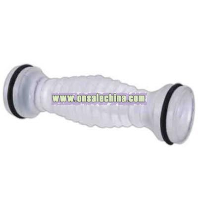 Clear translucent white foot massager