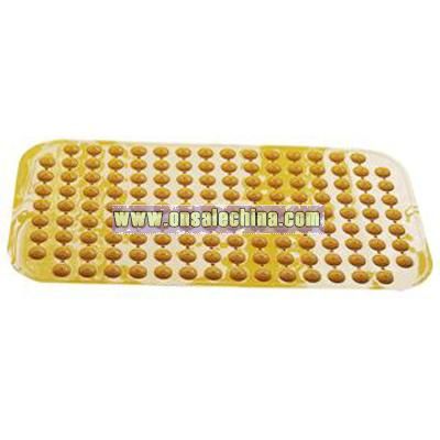 Safety Bath Mat With Round Water Drops