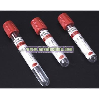 Vacuum Blood Tube (Vacuum tube) Red Cap, Clot Activator