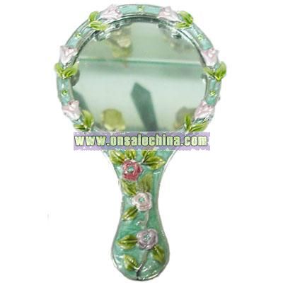 Bejeweled Hand Mirror