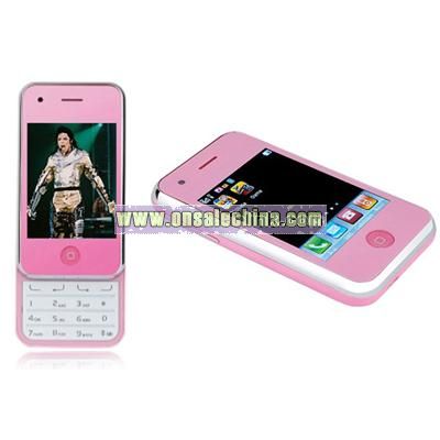 Quad Band Phone Slide TV Mobile Phone with Java Function