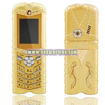 Luxurious Gold Mobile Phone