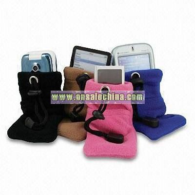 Universal Fleece Pouch for MP3 Players and Mobile Phones