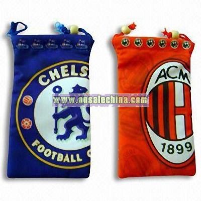 Fan's Mobile Phone Pouches with Printed or Embroidered Logo