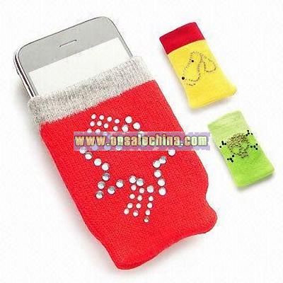 Diamond Pattern Pouch for iPhone and Mobile Phones