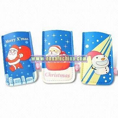 Novelty Pattern Mobile Phone Pouches Christmas Gift