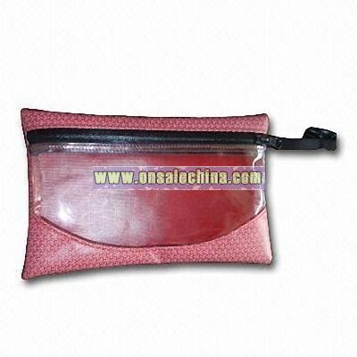 Mobile Phone Pouch with Clear Window and Waterproof Zipper