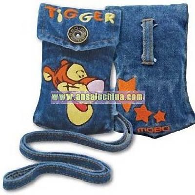 Disney Jeans Carrying Pouch for Cell Phone