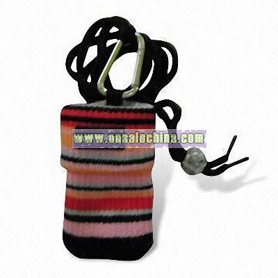 Bamboo Knitting Mobile Phone Pouch