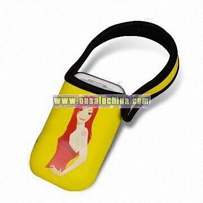 Mobile Phone Pouch with Buckle and Offset Printing Logo
