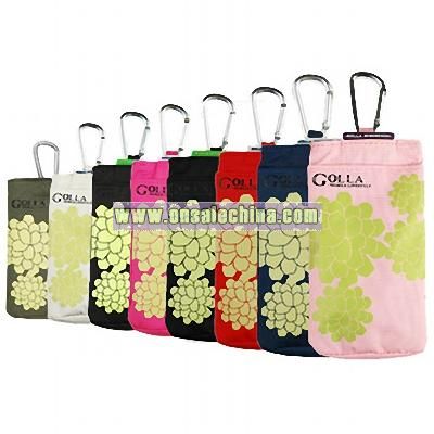 Cell Phone Pouch With Metal Hang and Fashional Elastic Rope