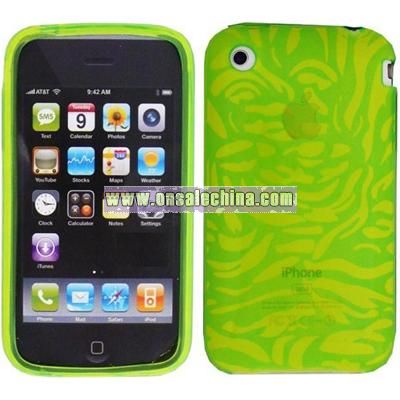 Tiger Design Crystal Silicon Skin Case for Apple iPhone 3G/ 3GS